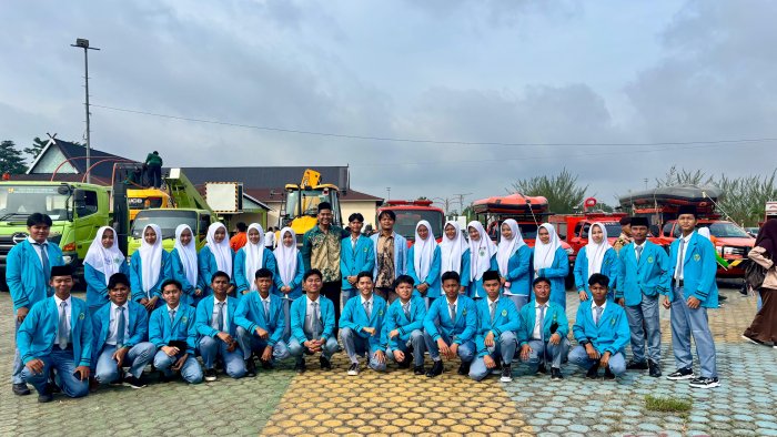Siswa MAN 1 Bungo Ikuti Apel Siaga Bencana Hidrometeorologi
