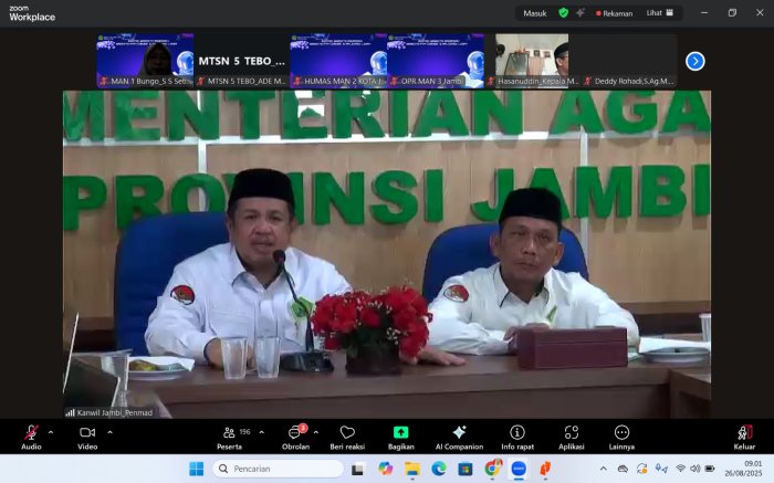 Bimtek PTP Corner dan Aplikasi Ligat: Waka Humas TIK dan Tim Website MAN 1 Bungo Ambil Bagian