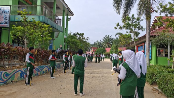 Ekskul MAN 1 Bungo Gelar Latihan Selebrasi Kemenangan Peraih Medali Perunggu OMI Nasional