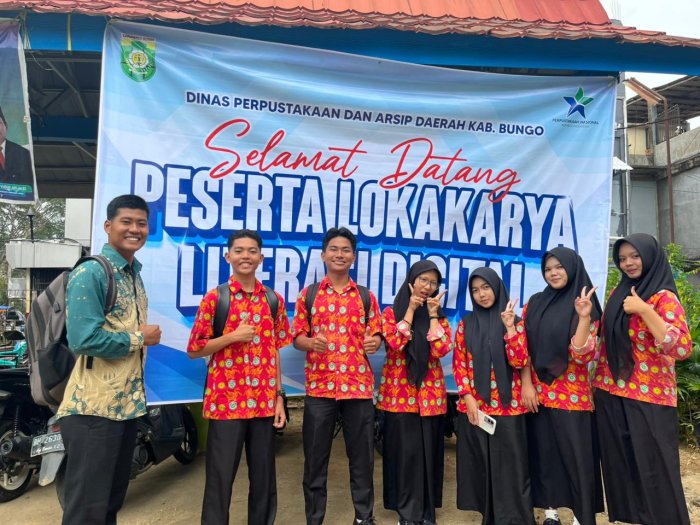 Dava Okta Dwirama Ikuti Lokakarya Literasi Digital di Bungo