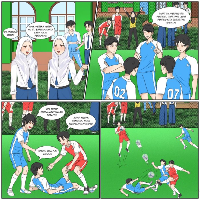 Kelas XII MIPA 1 MAN 1 Bungo Raih Penghargaan Komik Digital Inspiratif