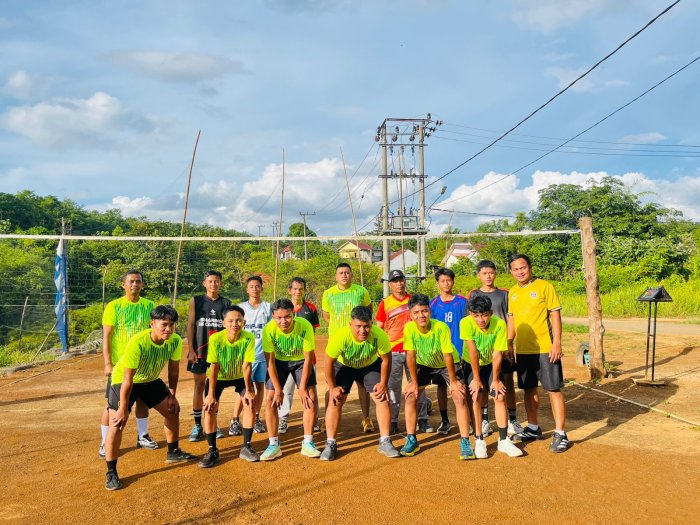 Tim Voli Putra MAN 1 Bungo Gelar Laga Uji Coba dengan PBE Mania