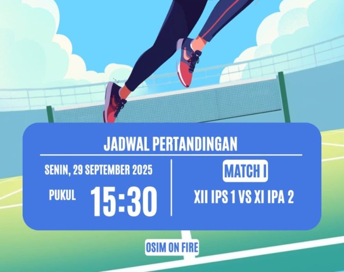 Pertandingan Badminton Lintas Tingkatan Warnai Porseni XI MAN 1 Bungo