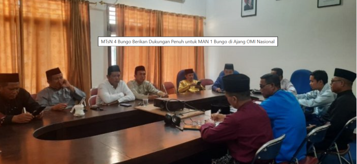 MAN 1 Bungo Apresiasi Dukungan Madrasah Kabupaten Bungo untuk Siswa OMI Nasional