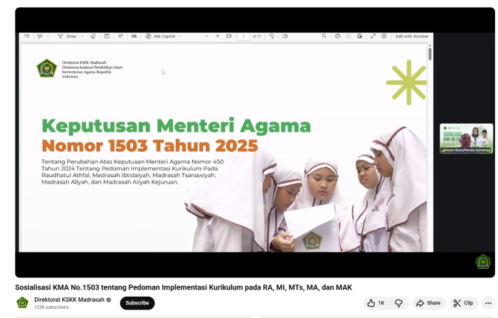 Guru MAN 1 Bungo Ikuti Sosialisasi Kurikulum Baru