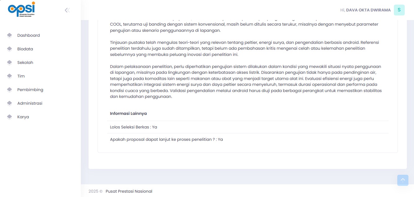 PRESTASI MEMBANGGAKAN: 4 TIM MAN 1 BUNGO PLUS KETERAMPILAN LOLOS TAHAP PERTAMA OPSI TINGKAT NASIONAL 2025