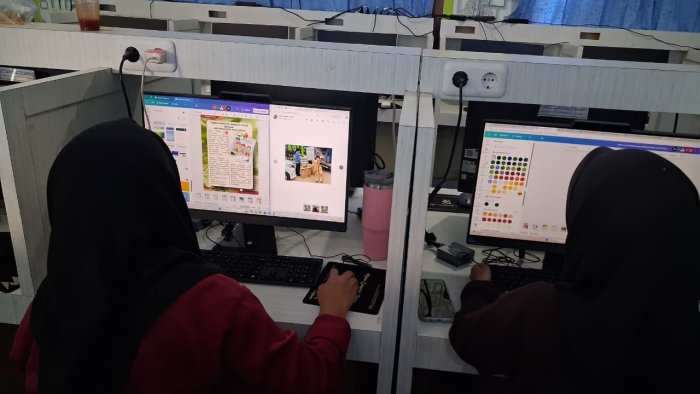 Mutiara, Siswi IPS Berprestasi di Bidang Desain Grafis
