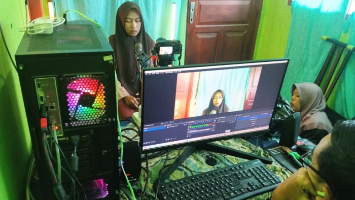 Tim IT MAN 1 Bungo Kembangkan Konten Religi Tahfiz