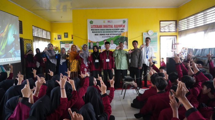 ICT Club dan Perpustakaan MAN 1 Bungo Dorong Literasi Digital