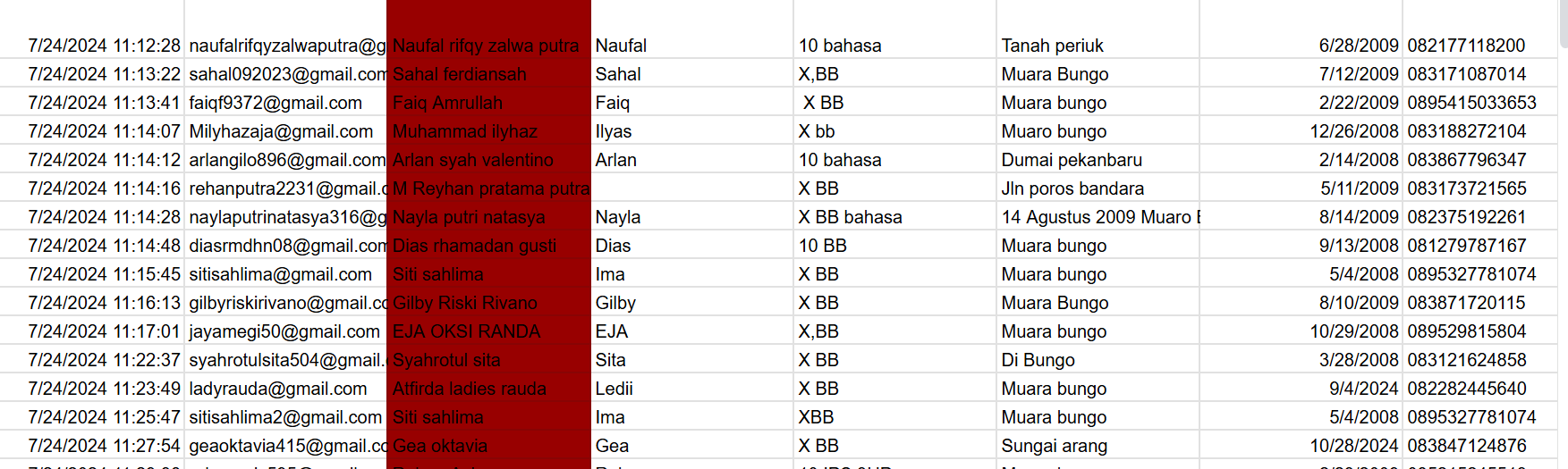 REKRUT DAN SELEKSI ANGGOTA EKSKUL AWAL TAHUN PEMBELAJARAN
