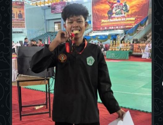 Siswa MAN 1 Bungo Gilby Sabet Juara 1 Kejuaraan Pencak Silat Siginjai Championship 2