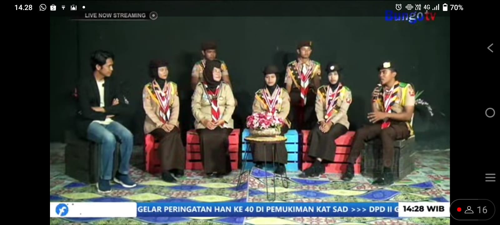 DEWAN AMBALAN PRAMUKA MAN 1 BUNGO PLUS KETERAMPILAN LIVE BUNGO TV SEKALIGUS KEGIATAN PTA