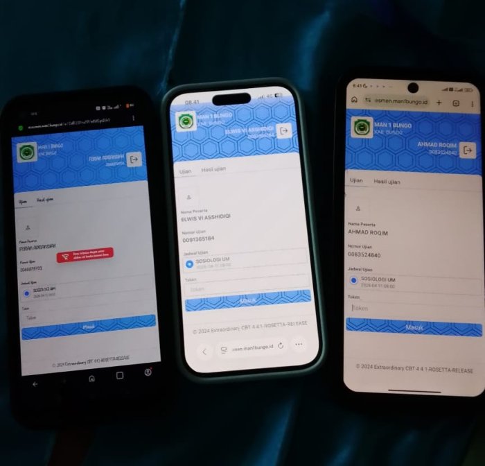 MAN 1 Bungo Terapkan Ujian Madrasah Berbasis Android