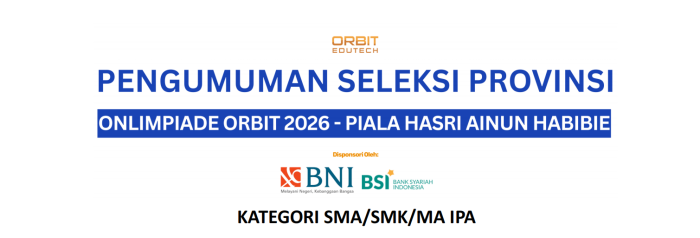 Dua Siswa MAN 1 Bungo Lolos Seleksi Provinsi Olimpiade ORBIT 2026