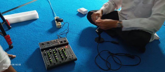 Tim IT MAN 1 Bungo Unboxing Mixer Audio Dukung MANSTAP