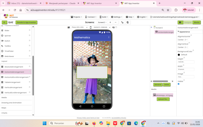 Siswa MAN 1 Bungo Kembangkan Game Edukasi dengan MIT App Inventor
