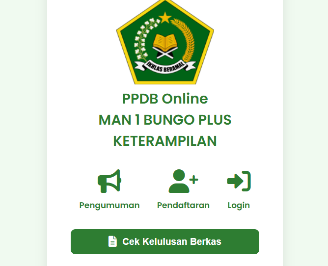 MAN 1 Bungo Plus Keterampilan Umumkan Persyaratan Lengkap PPDB Tahun Pembelajaran 2025/2026