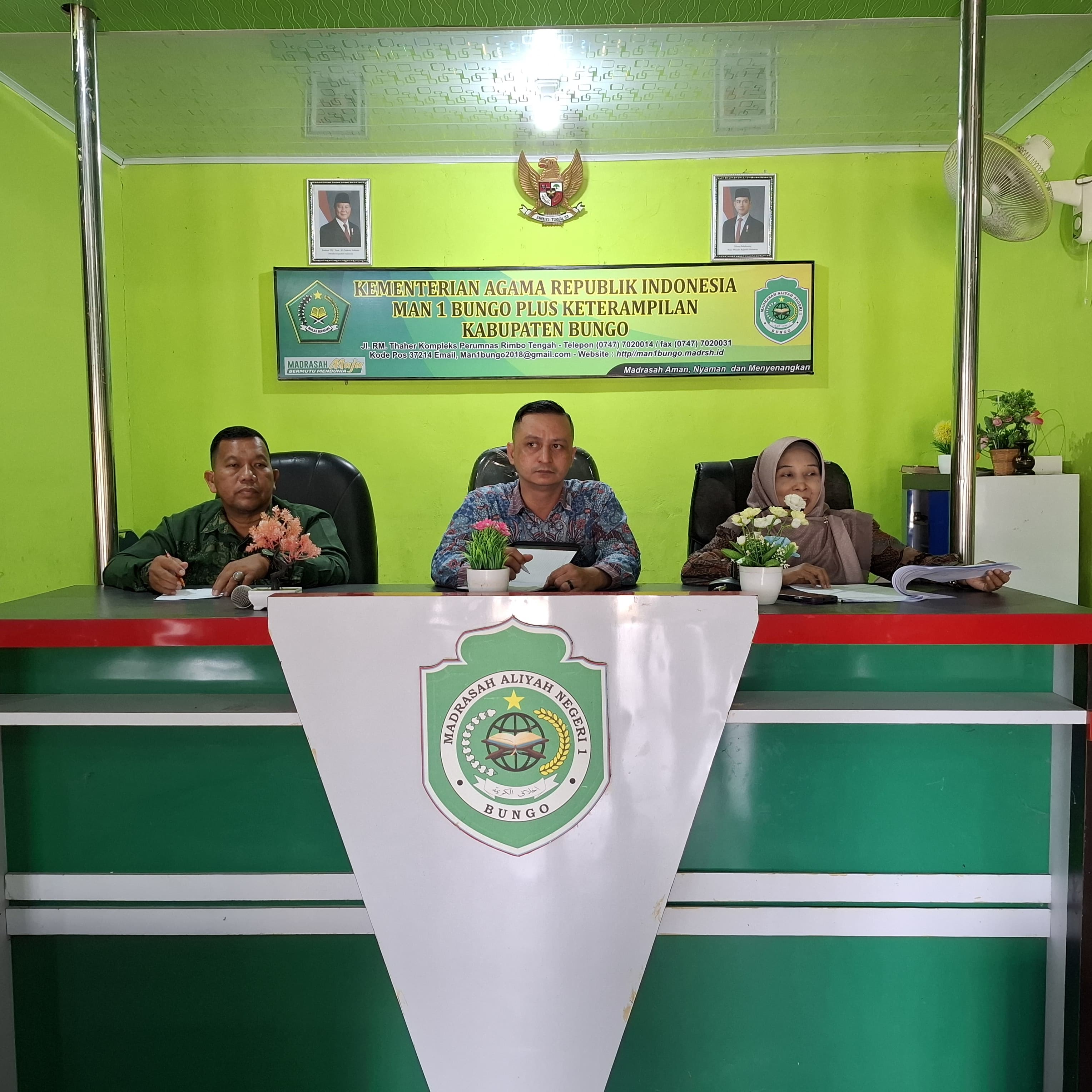 MAN 1 BUNGO GELAR RAPAT AWAL SEMESTER TAHUN PEMBELAJARAN 2025/2026