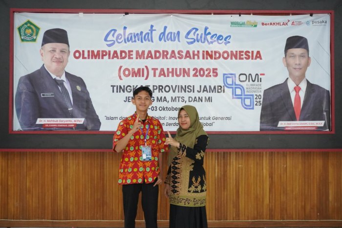 Riyanda Wakili MAN 1 Bungo di Olimpiade Matematika Jambi
