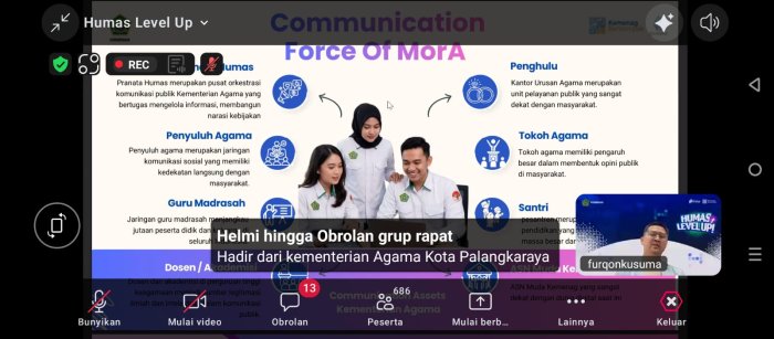 Operator Website MAN 1 Bungo Ikuti Webinar Humas Kemenag